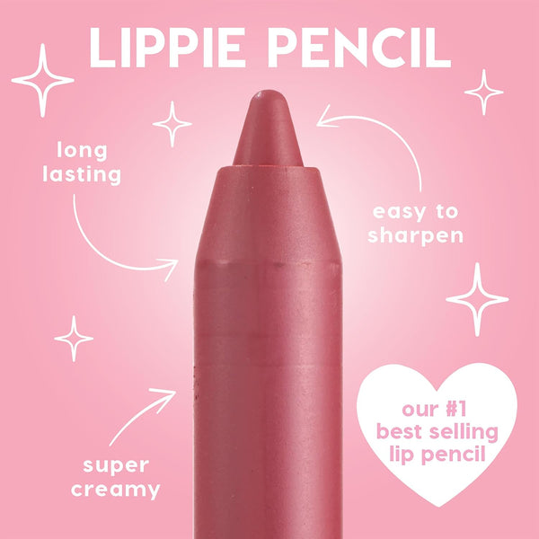 ColourPop Lined and Defined Lippie Lip Pencil Kit - High-Pigment, Long-Lasting & Sharpenable Lip Liner with High-Impact Color - Nude Pink + Brown