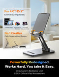 LISEN for iPad Stand Tablet Holder for Desk, Office Desk Accessories for Men Women Kids Tablet Gifts, Office Home Essentials Gadgets Portable
