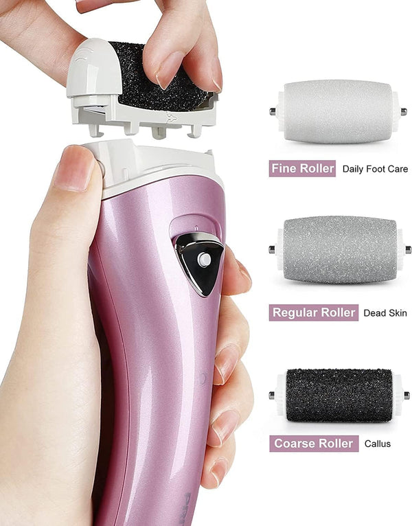 Electric Foot Callus Remover, Electronic Foot File Pedicure Kits, Rechargeable Portable Callus Remover for Feet, Professional Pedicure Tools, Foot