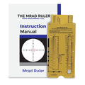 Mrad Slide Rule Calculator to Use with Dope Book, Dope Card Chart - Ballistic Calculator for Scope and Rifle Long Range Shooting, Hunting and
