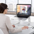 OMOTON Laptop Stand, Detachable Mount for MacBook Air/Pro Dell HP Silver