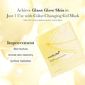 Medicube Kojic Acid Turmeric Brightening Gold Jelly Gel Mask | Overnight Face Mask for Glass Glow Skin- Elasticity, Hydrating, Firming and