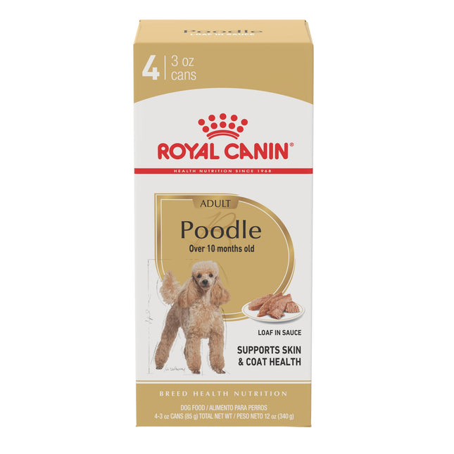 Royal Canin Poodle Adult Breed Specific Wet Dog Food, 3 Oz Can 4-Pack