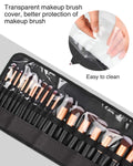 OCHEAL Makeup Brush Holder,Makeup Brush Organizer,Travel Makeup Brushes Bag Cosmetic Bags Pouch for Women Cosmetic Brushes Makeup Artist -Brushes