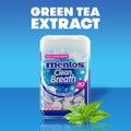 Mentos Clean Breath Hard Mints, Peppermint, 150 Piece Bottle (4 Pack) | Sugar Free, Green Tea Extract, Perfect for Long Lasting Fresh Breath at
