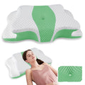 Pain Relief Cervical Pillow for Neck Support,Adjustable Ergonomic Pillow Cozy Sleeping,Odorless Orthopedic Memory Foam Pillows,Contour Bed Pillow