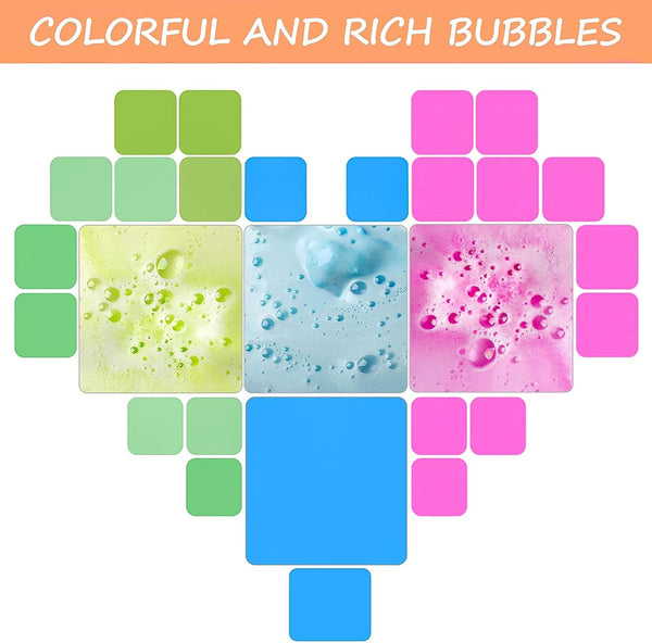 XXXL Bath Bombs for Kids with Surprise Inside, Safe Organic Bubble Bath for Kids, Birthday/ Mothers Day/ Unicorns Gifts for Women, Girls, Teacher