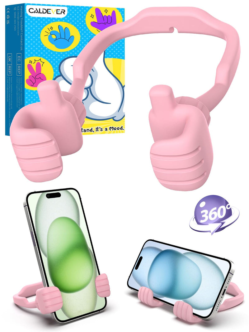 Cell Phone Holder Gifts for Teens Girls Boys Thumbs Up Lazy Phone Stand | Phone stand for desk cool gadgets fun birthday gifts for grandma women