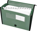 Avery Expanding File Folder Organizer, 13-Pocket Accordion File Organizer, Sage, Holds 425 Letter/A4-Size Sheets (73555)