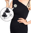 400pcs PVC Rubber Pin Backs Butterfly Clutch Pin Tie Tacks Blank for Uniform Badges Backing Holder Clasp Lapel Enamel (200 Sets) black