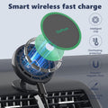 Magnetic Wireless Car Charger Mount Compatible with Magsafe Iphone 15/ Iphone 14/Iphone 13, Fast Charging Air Vent Magnet Accessories Car Phone Holder