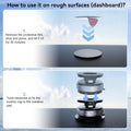 CloudValley Magnetic Car Phone Mount, Compatible with MagSafe | 360° Adjustable Foldable Holder for Dashboard, 80LBS Suction & 2800gf Magnet, Car