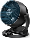 DREO Fan for Bedroom, 12 Inches, 70ft Powerful Airflow, 25db Quiet Table Air Circulator Fans for Whole Room, 120° Adjustable Tilt, 3 Speeds,