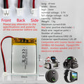 DC 3.7V 620mAh 503040 Rechargeable Lithium Polymer Battery for Cozmo Vector Robot SkyBell HD WiFi Video Doorbell Flysight FPV Watch Wireless