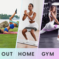 Fabric Resistance Bands for Women & Men – 4 Durable Exercise Bands for Working Out, Non-Slip & Non-Pinching Workout Bands – Multiple Resistance