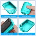 MEDMAX Silicone Case for Freestyle Libre 3 2 / Libre Reader, Lightweight Shockproof Anti Slip Protective Cover Soft Gel Skin with Raised Bezel