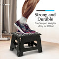 Handy Laundry Folding Lightweight Step Stool Is Sturdy Enough to Support Adults and Safe Enough for Kids. Opens Easy with One Flip. Great for