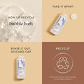 The Honest Company Bubble Bath, Hypoallergenic, Lavender Calm, 12 fl oz Lavender 12 Fl Oz (Pack of 1)