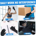 2 Pairs Full Finger Copper Arthritis Gloves with Touchscreen Tip, Compression Gloves for Women Men, Relief for Rheumatoid, Osteoarthritis, Carpal