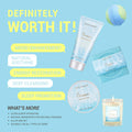 Gifts for Women, Bath and Body Womens Gift Sets with 5 Pcs Ocean Scented Spa Gifts for Women Bath Gift with Scented Candle Body Butter Hand Cream