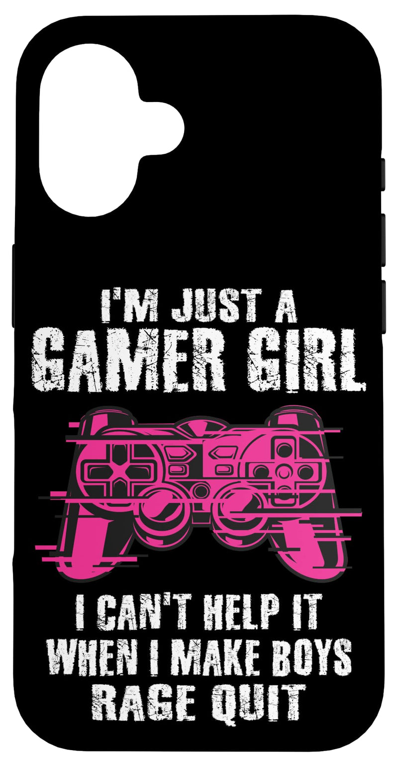 Iphone 16 Funny Gamer Girl Video Games Gaming Quote Teen Girls Women Case