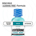 Listerine Cool Mint Alcohol Free Mouthwash, Mild Mint, 3.2 fl. oz/95 mL 3.2 Fl Oz (Pack of 1)