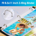 MaxGear 30 Pack 4x6 Photo Sleeves for 3 Ring Binder (180 Pictures),3 Pocket 4" x 6"-3 pockets 30 pack