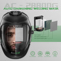 Panoramic View Auto Darkening Welding Helmet with LightÃ¯Â¼Â1/1/1/1 True Color Solar Powered Welding Hood MaskÃ¯Â¼Â4 Arc Sensor Wide Shade for