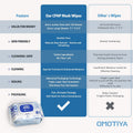 CPAP Mask Wipes, 160 Count Super Jumbo Pack, FSA/HSA Eligible, Extra Large & Moist, Unscented, Lint Free, Alcohol Free, Cleansing-Safe, Cleaning
