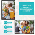 vivinin 12 Pack Magnetic Picture Frame, Magnetic Frame with Black Border, Magnetic Photo Frames for Refrigerator 4x6” Reusable, Refrigerator