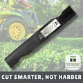 Terre Products, 3 Pack High Lift Lawn Mower Blades, 48 Inch Deck, Compatible with Poulan, Craftsman, Husqvarna YTH2348, YTH24V48, Replacement for
