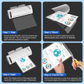 KTRIO Laminating Sheets, Hold 8.5 X 11 Inches Sheets, 200 Pack, 3 Mil Clear Thermal Laminate Pouches for Laminator, 9 X 11.5 Inch Lamination Paper