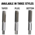 Drill America 1/4"-30 UNS High Speed Steel Plug Tap, (Pack of 1)