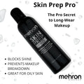 Mehron Makeup Skin Prep Pro Mattifying Skin Toner | Long Lasting Pre-Makeup Primer 4 Fl Oz (120 Ml)