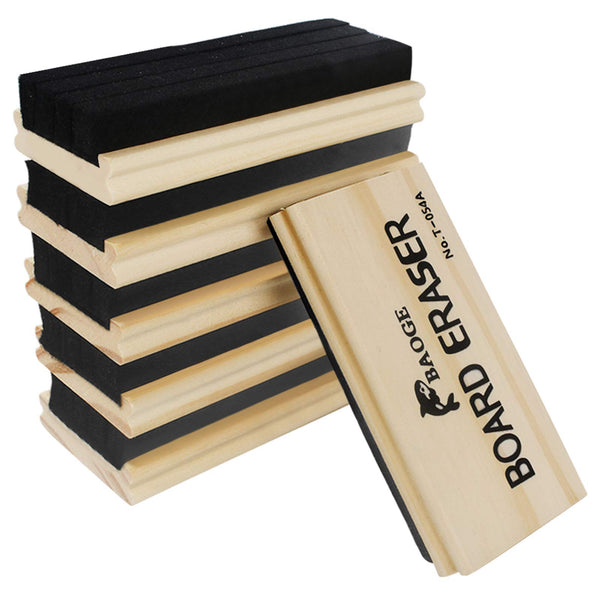 Chalkboard Eraser 6 Pack Wool Felt Dustless Blackboard Eraser Cleaner for Teachers and Kids