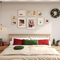 KINLINK 8x10 Picture Frame Natural, Solid Wood Frames with Acrylic Plexiglass for Pictures 4x6/5x7 with Mat or 8x10 without Mat, Tabletop and Wall