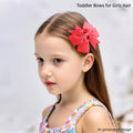 40Piece 3 Inch Boutique Grosgrain Ribbon Pinwheel Hair Bows Alligator Clips For Girls Babies Toddlers Accessories Teens In Pairs 3inch-40pcs