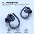 Wireless Earbuds, 2023 Bluetooth Headphones 5.3 Sport, 50H Ear buds with Earhooks, Dual LED DisplayBluetooth Earbuds, Stereo Noise Cancelling