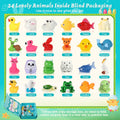 Bath Bombs for Kids with Surprise Inside, 24 Pack Kids Bath Bombs Gift Set, Natural Organic Kid Bubble Bath Fizzy for Girls Boys with Bath Toys Inside
