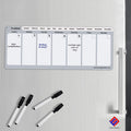 Flexible Magnets Fine tip Dry Erase Black Markers with Magnetic Cap and Eraser, Perfect for Dry Erase Boards and Whiteboards Pack of 5