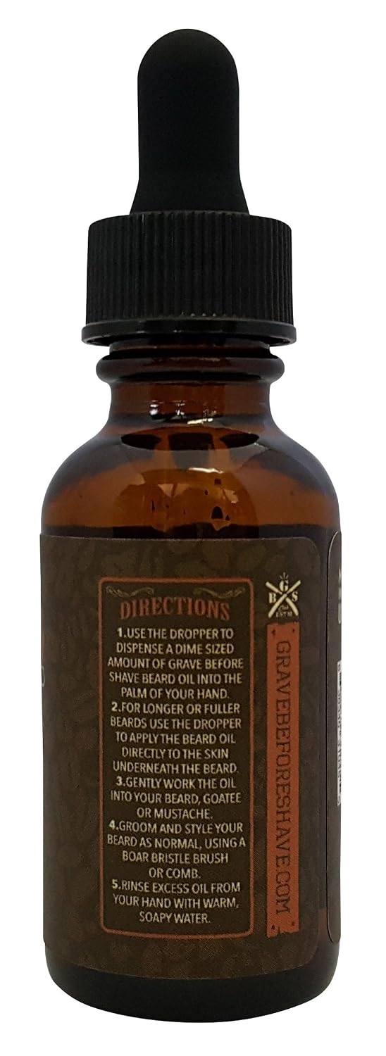 Grave Before Shave Caramel Mocha Beard Pack (Caramel Mocha Coffee Scented) 2 Piece Set