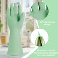 Jsocoah Cleaning Gloves for Dishwashing, 4/5 Pairs Reusable Kitchen Gloves for Wash, Household Cleaning Glove for Dishes Pet Multicolor-4 Pairs