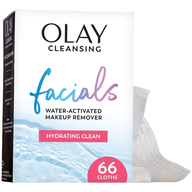 Olay Daily Facials, Daily Clean Makeup Removing Facial Cleansing Wipes, 5-In-1 W