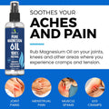 Pure Magnesium Oil Spray 12Oz - Topical Magnesium Spray for Sleep Extra Strength - Less Sting - Less Itch - 100% Natural and Organic Oil - Made in USA