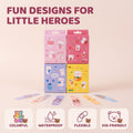 20 Pcs/Box Adhesive Bandages, Random Color Waterproof Band Aid, Cute Kids Bandages, Elastic Sticker,Cartoon Aid Patches Random Styles Adhesive