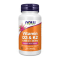 NOW Supplements, Vitamin D-3 & K-2, 1,000 IU/45 mcg, 120 Veg Caps 120 Count (Pack of 1)