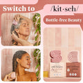 Kitsch Tea Tree Solid Shampoo & Coconut Oil Conditioner Bar, Shampoo and Conditioner Set for Clarifying Grease & Deep Moisturizing, Natural