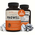 Live Conscious Magwell Magnesium Zinc & Vitamin D3 - Magnesium Glycinate, Malate, & Citrate - Triple Supplement for Women & Men - for Sleep, Bone,
