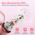 KT1 Wireless Earbuds V5.3, 120H Playtime, Bluetooth Earphones for Small Ear, IPX7 Waterproof Running Headphones, Deep Bass, over Ear Sport
