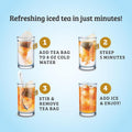 Twinings Cold Brewed Iced Tea Bag Variety Sampler (Pack of 24)
